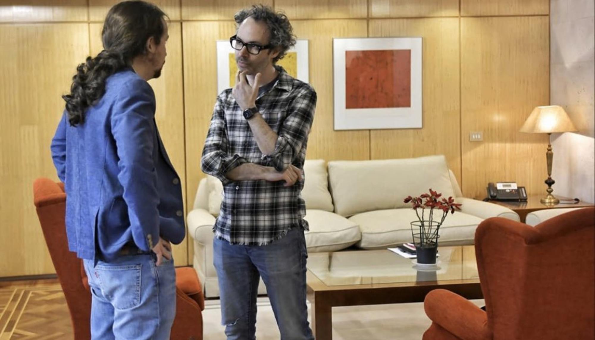 Pablo Iglesias James Rhodes Twitter Febrero